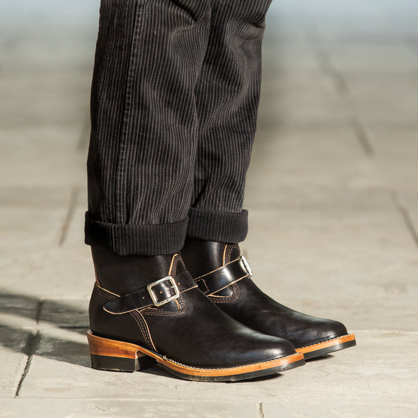 Wesco S&S x Wesco Mister Lou Engineer Boot Black Italian Horsebutt