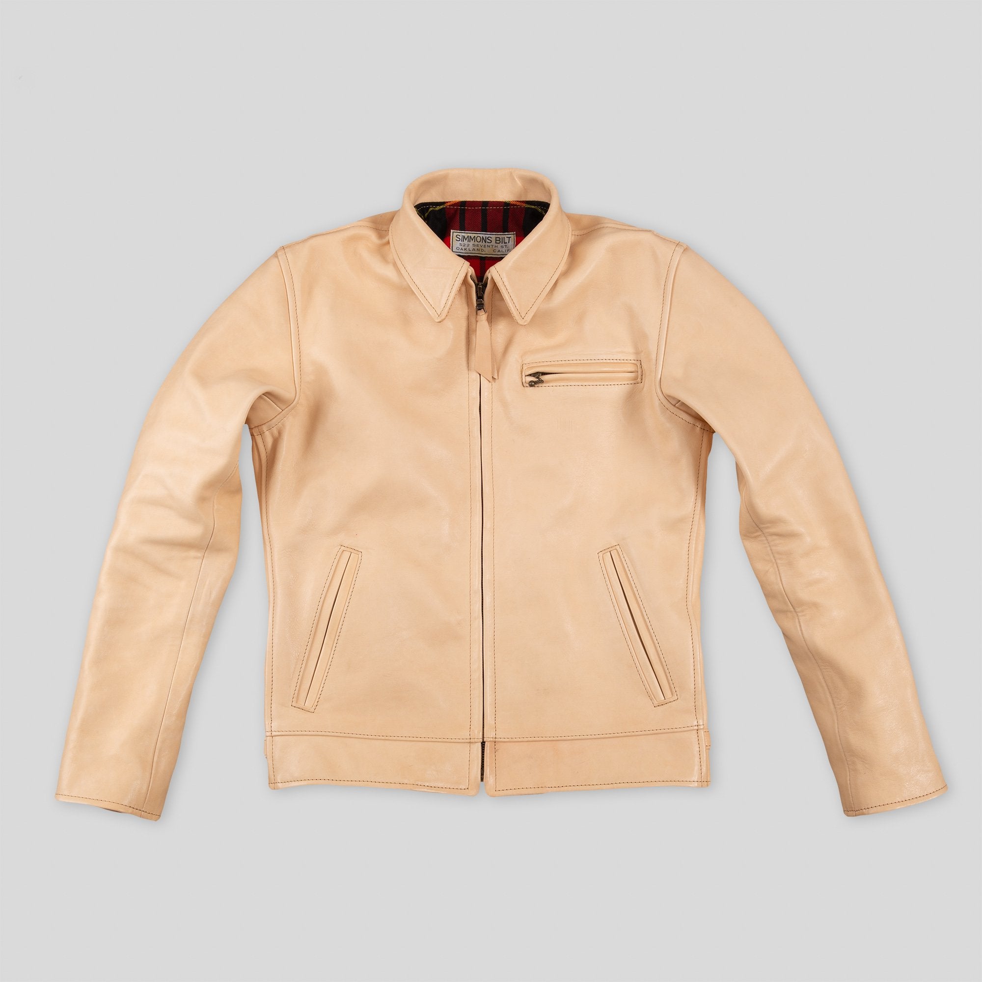 The Vanishing Point Natural Veg-tan Horsehide Jacket