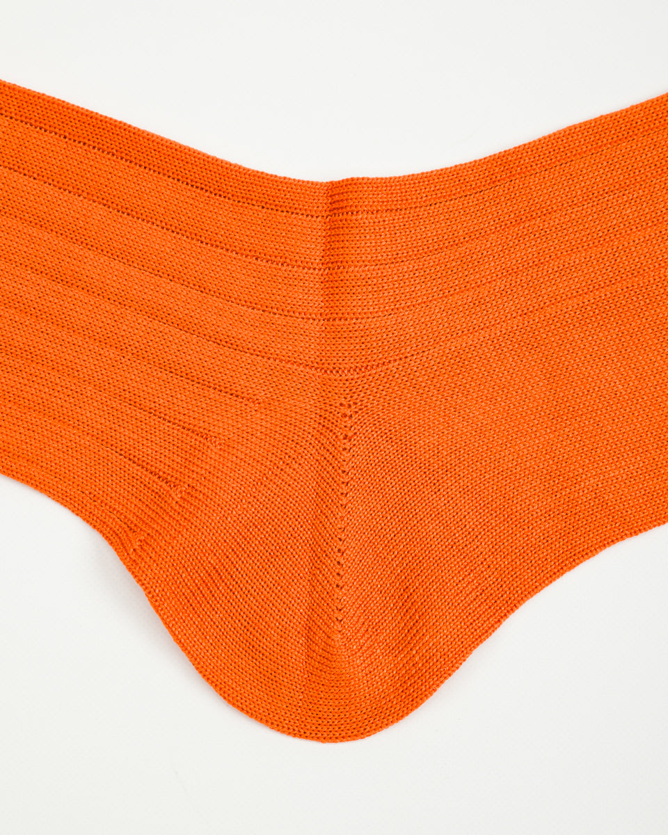 Olde Homesteader & Daughter Silk Rib Socks - Sun - Standard & Strange