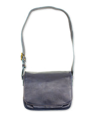 Y'2 Leather Small Mail Bag - Indigo Horse (BG-10-S) - Standard & Strange