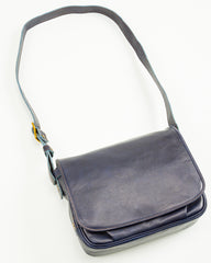 Y'2 Leather Small Mail Bag - Indigo Horse (BG-10-S) - Standard & Strange