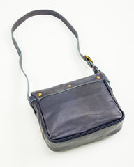 Y'2 Leather Small Mail Bag - Indigo Horse (BG-10-S) - Standard & Strange