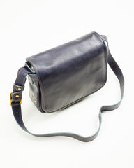 Y'2 Leather Small Mail Bag - Indigo Horse (BG-10-S) - Standard & Strange