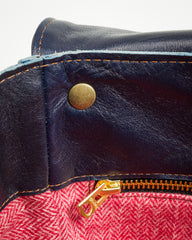 Y'2 Leather Small Mail Bag - Indigo Horse (BG-10-S) - Standard & Strange