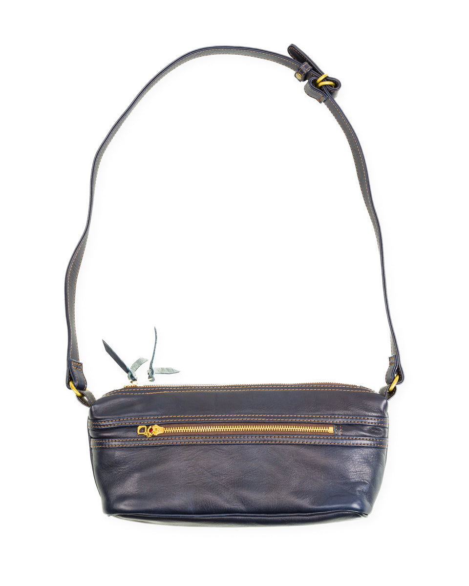 Y'2 Leather Shoulder Bag - Indigo Horse (BG-02) - Standard & Strange