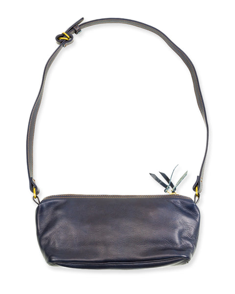 Y'2 Leather Shoulder Bag - Indigo Horse (BG-02) - Standard & Strange