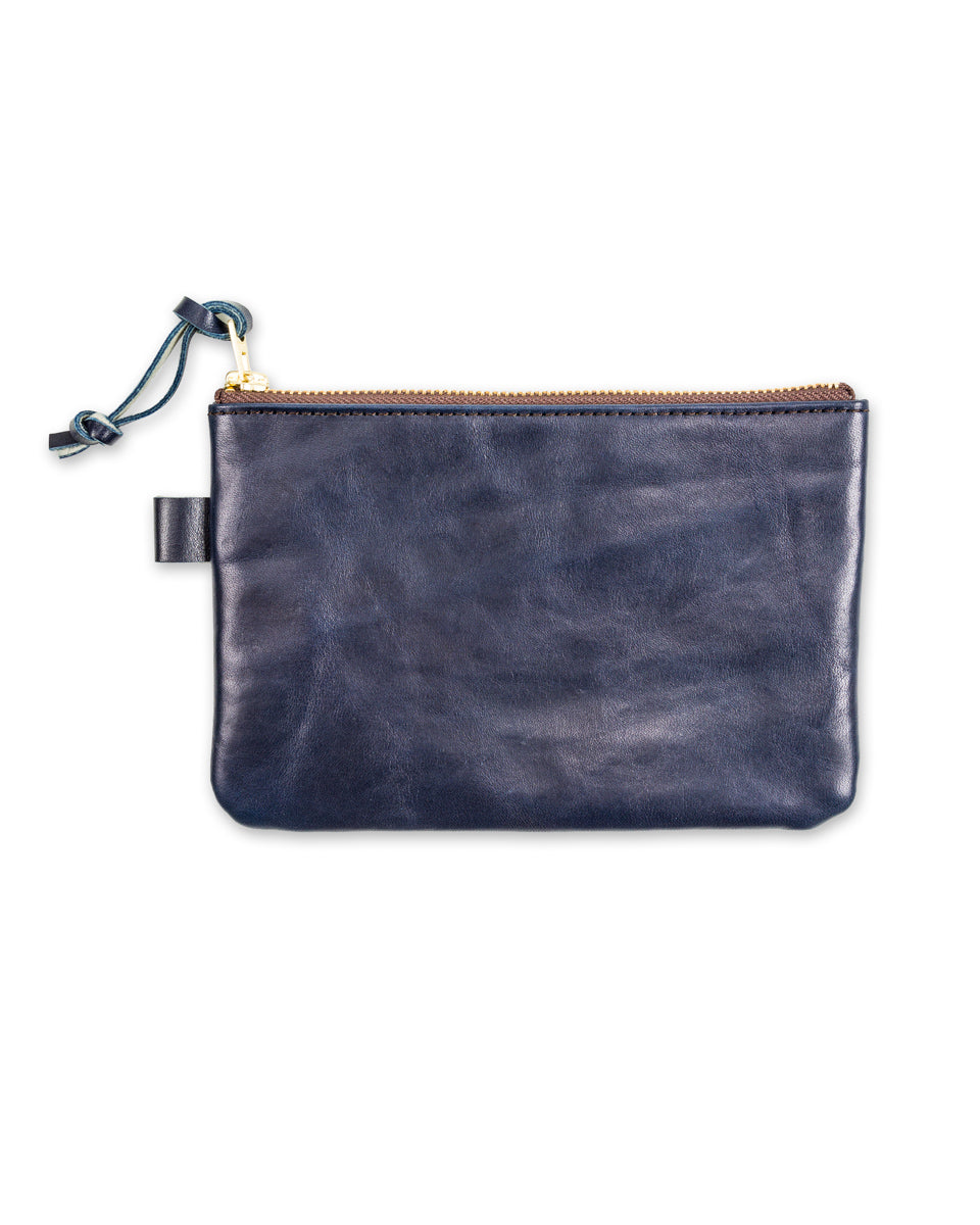 Y'2 Leather Small Pouch - Indigo Horse (BG-11) - Standard & Strange