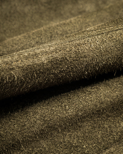 Y'2 Leather Steer Suede Swing Top Jacket - Olive (TB-148) - Standard & Strange