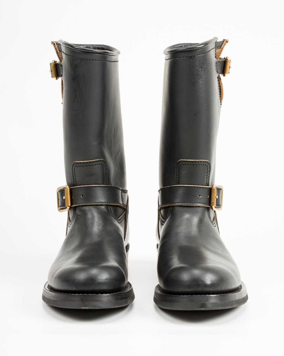 Y'2 Leather Engineer Boot - Sumi Dyed Horse (SHB-01) – Standard