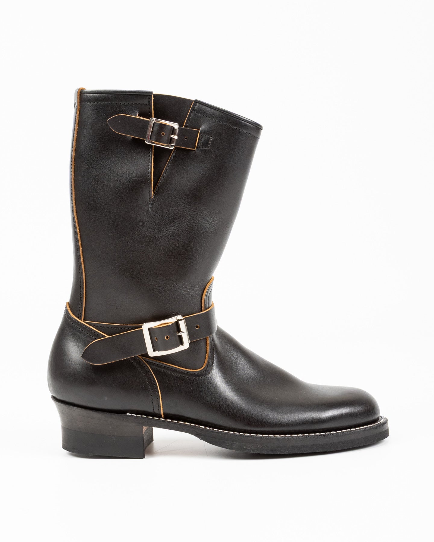 Engineer Boots - Black Heavyweight Kipskin