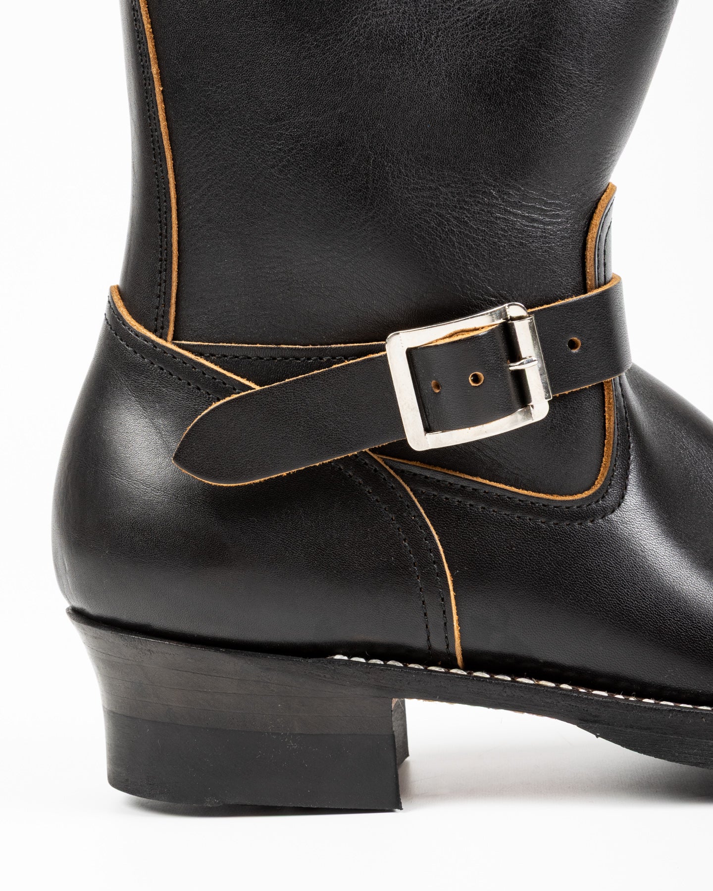 Engineer Boots - Black Heavyweight Kipskin – Standard & Strange