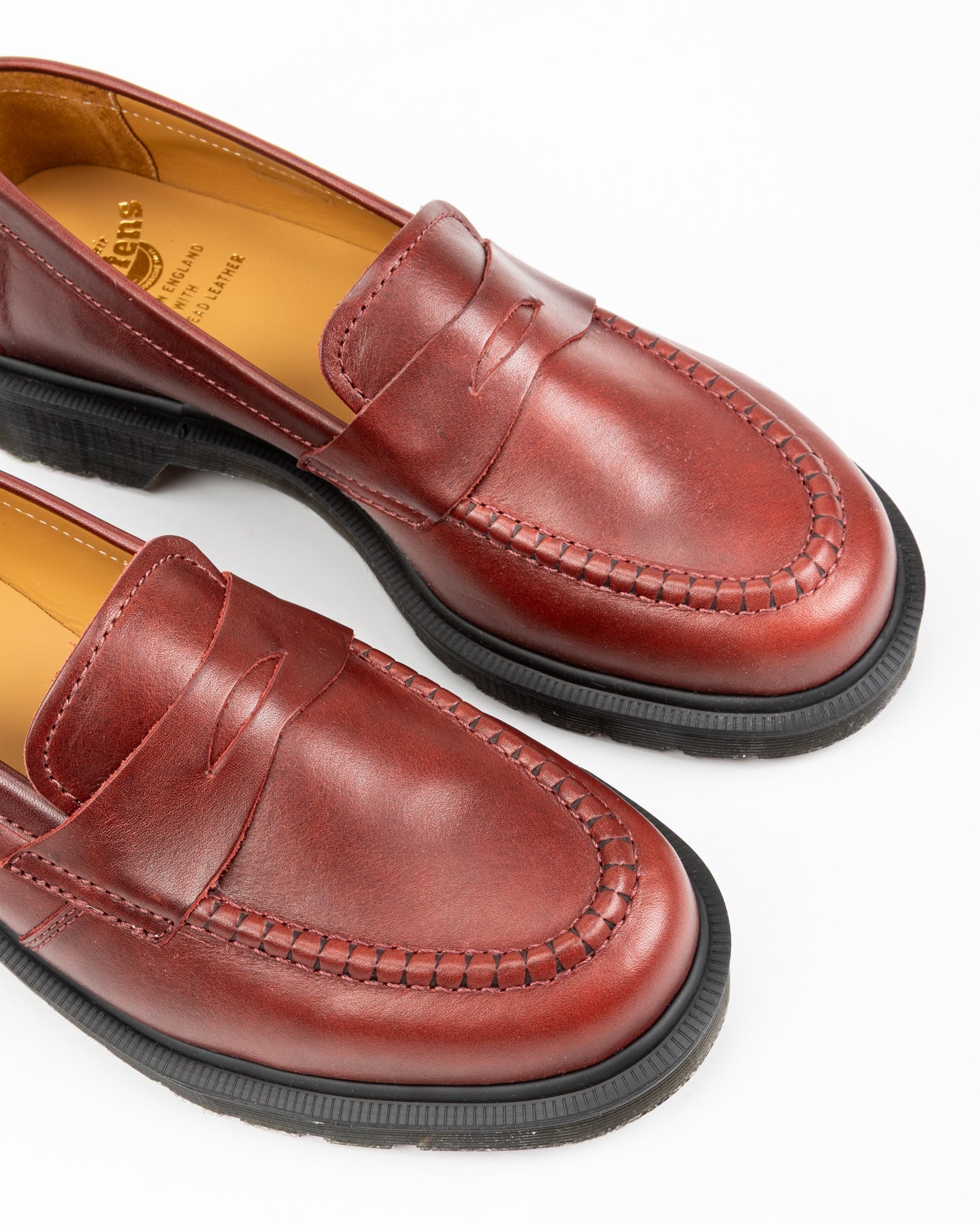 Delapre Penny Loafer - Burgundy