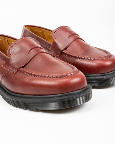 Delapre Penny Loafer - Burgundy