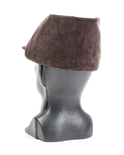 The Real McCoy's Buco Cotton Canvas Windproof Riding Cap - Black - Standard & Strange