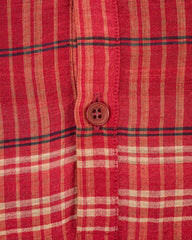 11.11 Check Jamdani Top - Red/Multi - Standard & Strange