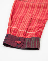 11.11 Check Jamdani Top - Red/Multi - Standard & Strange