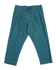 11.11 Tailored Pant - Turquoise Cotton - Standard & Strange