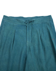 11.11 Tailored Pant - Turquoise Cotton - Standard & Strange