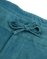 11.11 Tailored Pant - Turquoise Cotton - Standard & Strange