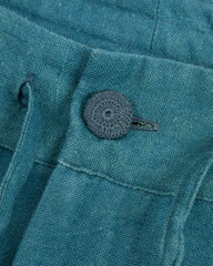 11.11 Tailored Pant - Turquoise Cotton - Standard & Strange