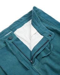 11.11 Tailored Pant - Turquoise Cotton - Standard & Strange