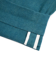 11.11 Tailored Pant - Turquoise Cotton - Standard & Strange