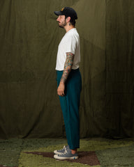 11.11 Tailored Pant - Turquoise Cotton - Standard & Strange