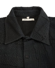 11.11 V Boy Shirt - Black Patchwork - Standard & Strange