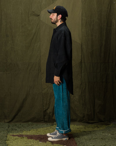 11.11 V Boy Shirt - Black Patchwork - Standard & Strange