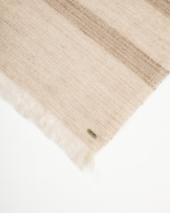 11.11 Hand Woven Cashmere Scarf - Undyed Beige - Standard & Strange