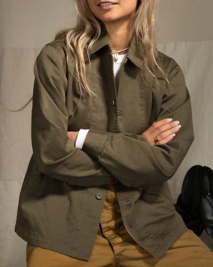 1st PAT-RN Pierce Jacket - Jungle Green Gabardine - Standard & Strange