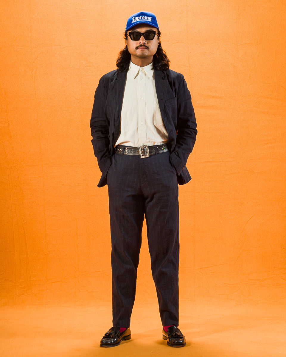 1st PAT-RN Logan Trouser - Blue Pinstripe - Standard & Strange