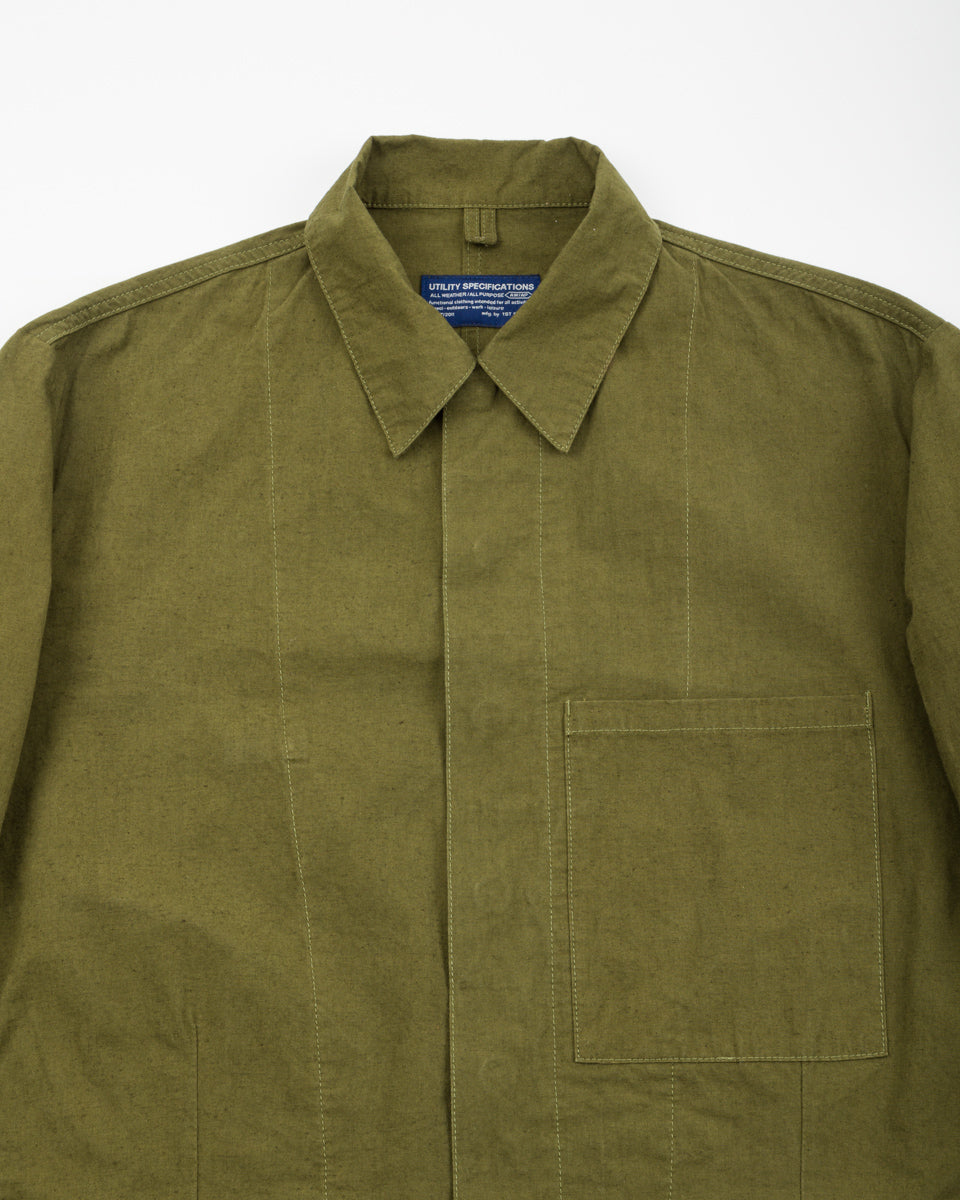 Camden Jacket - Olive Slub – Standard & Strange