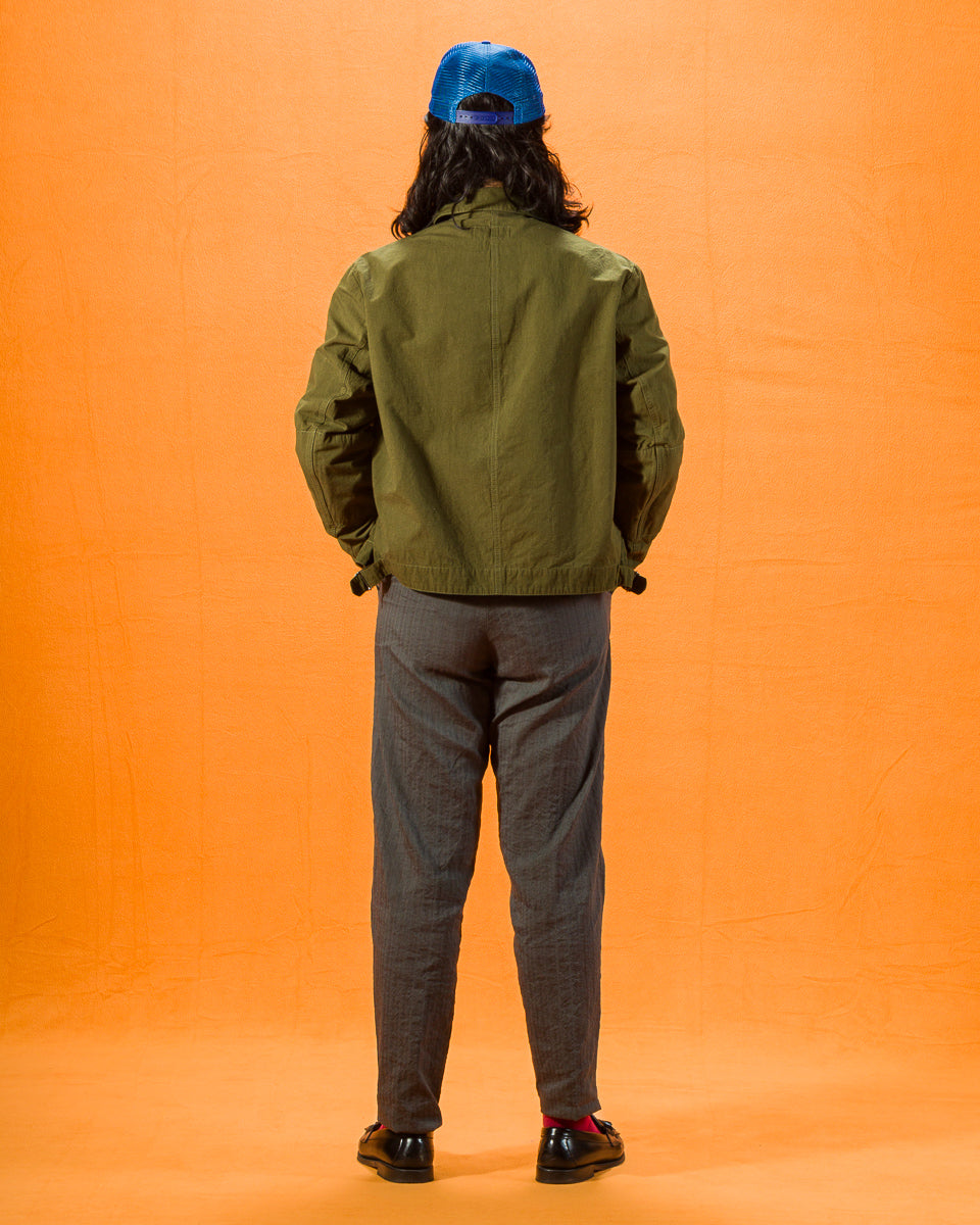 Camden Jacket - Olive Slub – Standard & Strange