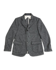 1st PAT-RN Evans Jacket - Grey Wool Herringbone - Standard & Strange