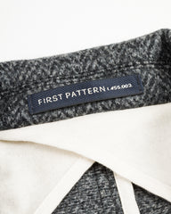 1st PAT-RN Evans Jacket - Grey Wool Herringbone - Standard & Strange