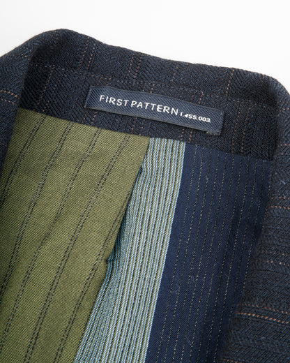 1st PAT-RN Horloger Blazer - Dark Blue Heritage Chevron - Standard & Strange