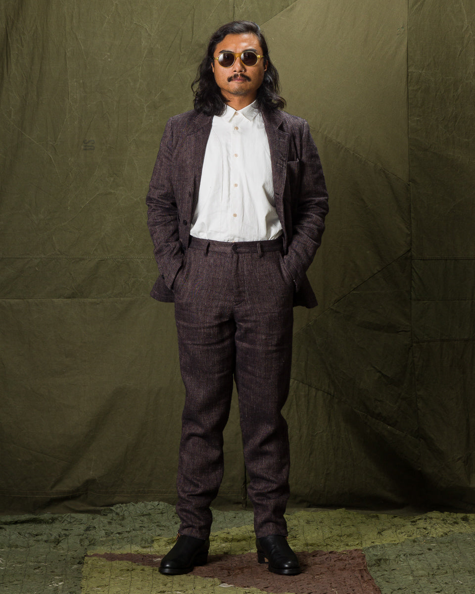 1st PAT-RN Horloger Jacket - Melange Brown Herringbone - Standard & Strange