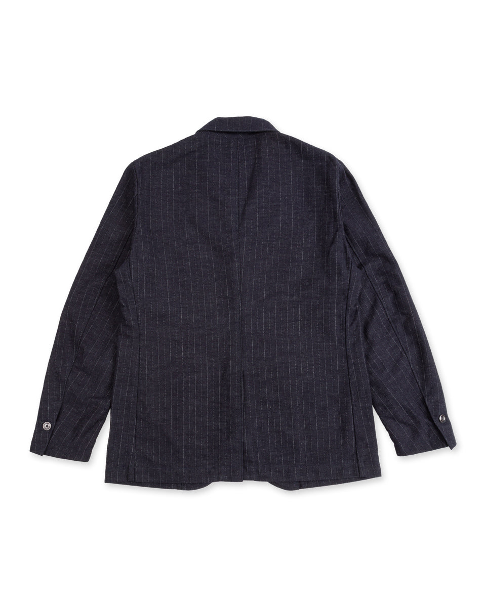 1st PAT-RN Horloger Jacket - Navy/Grey Pinstripe - Standard & Strange