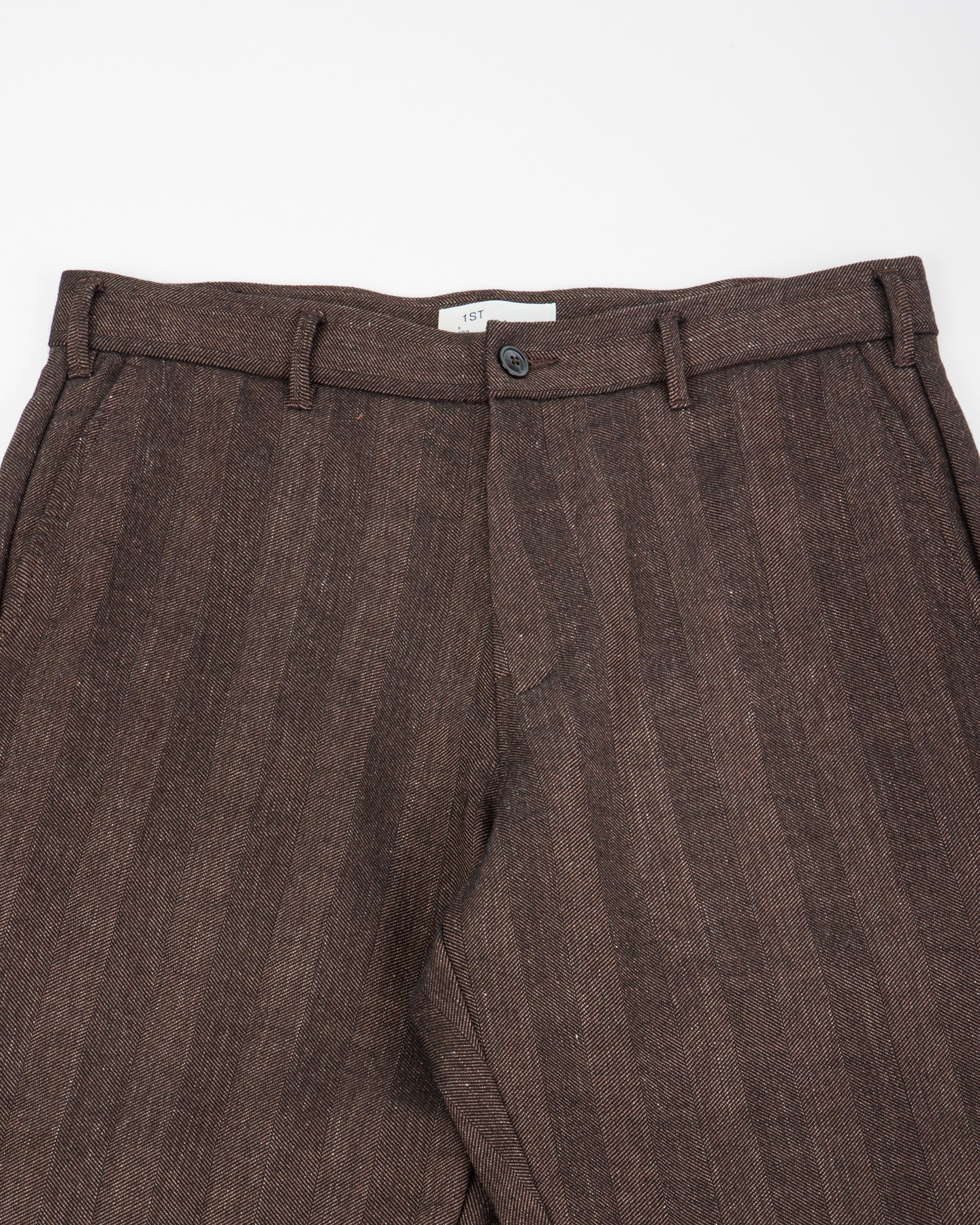 1st PAT-RN Logan Trouser - Burnt Fusion Herringbone - Standard & Strange