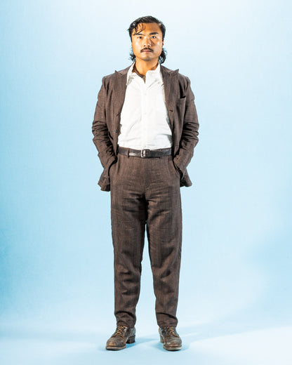 1st PAT-RN Logan Trouser - Burnt Fusion Herringbone - Standard & Strange