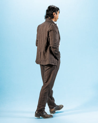 1st PAT-RN Logan Trouser - Burnt Fusion Herringbone - Standard & Strange