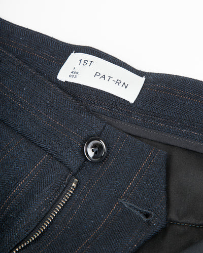 1st PAT-RN Logan Trouser - Dark Blue Heritage Chevron - Standard & Strange