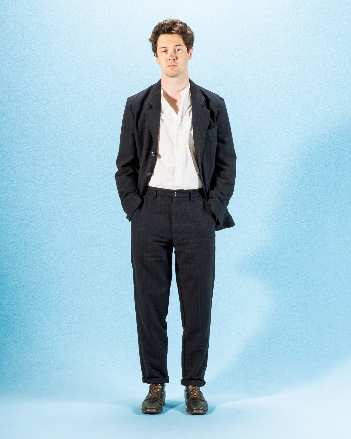 1st PAT-RN Logan Trouser - Dark Blue Heritage Chevron - Standard & Strange