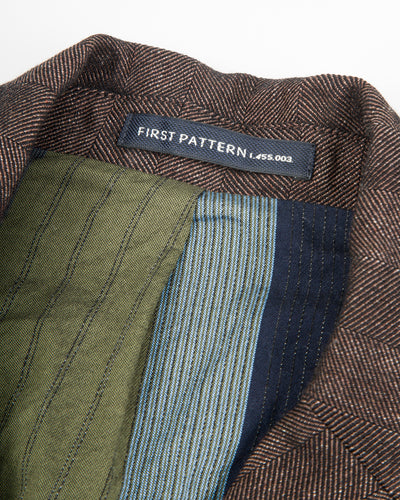 1st PAT-RN Manufact Jacket - Burnt Fusion Herringbone - Standard & Strange