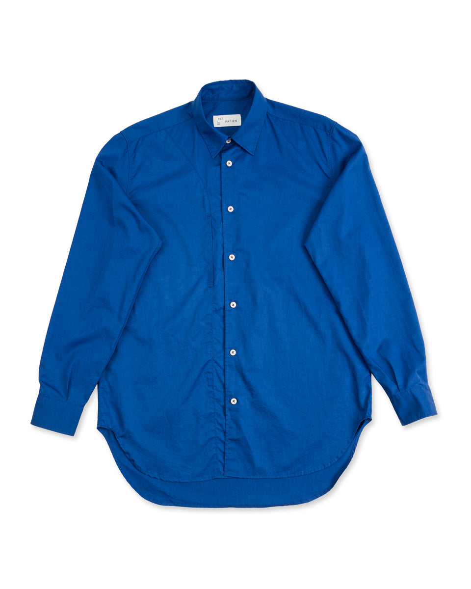 1st PAT-RN Tipo 4 Tailored Shirt - Royal Blue Sateen - Standard & Strange