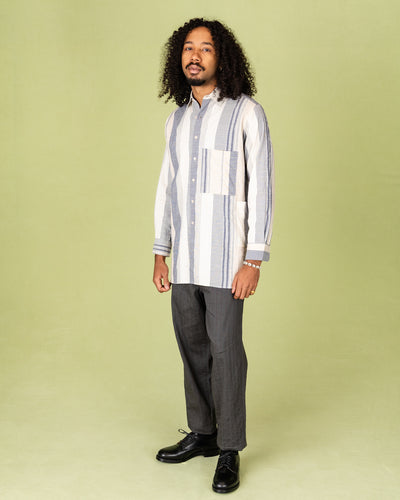 1st PAT-RN Tipo 5 Shirt - Blue/Natural Stripe - Standard & Strange