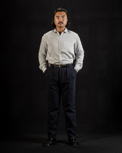 1st PAT-RN Boston Shirt - Fine Stripes - Standard & Strange