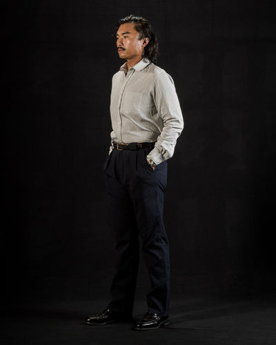 1st PAT-RN Boston Shirt - Fine Stripes - Standard & Strange