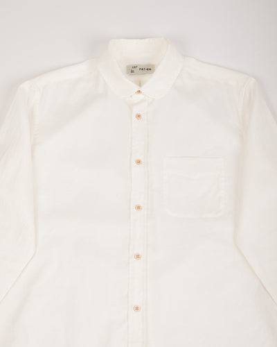 1st PAT-RN Boston Shirt - White Pelleovo - Standard & Strange